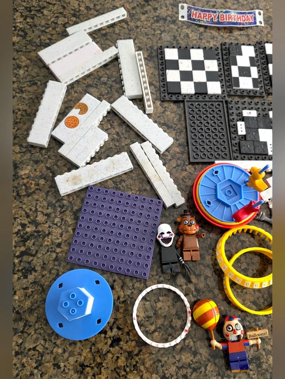 FNAF McFarlane Five Nights at Freddys Arcade assorted Mixed Lot Pieces Figures